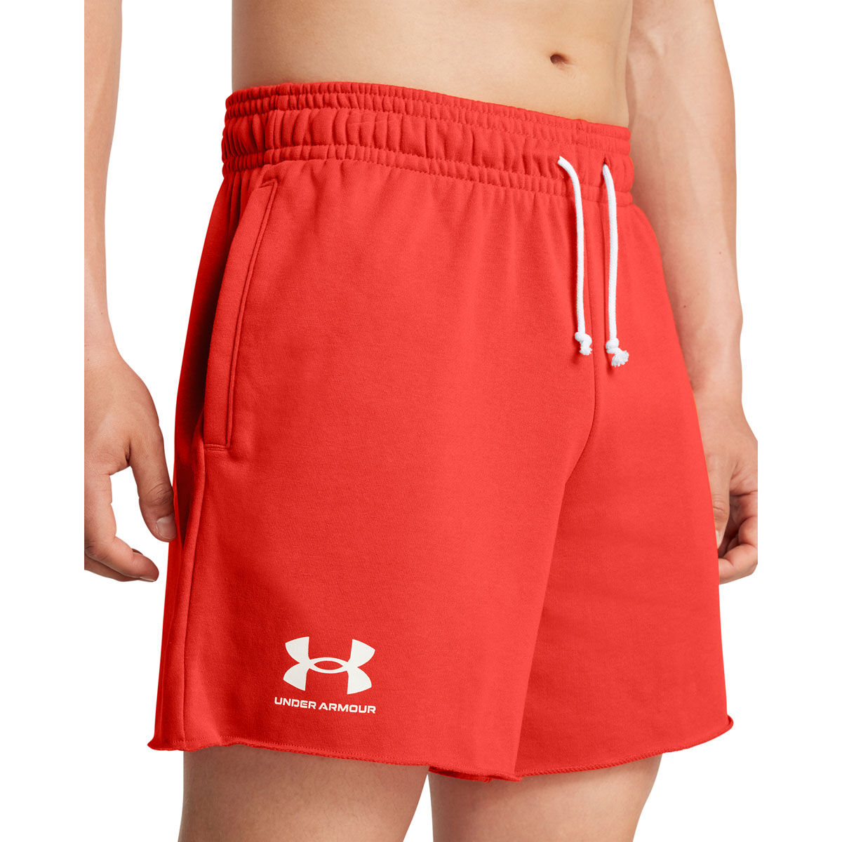 Under Armour Mens Rival Terry 6 Inch Shorts