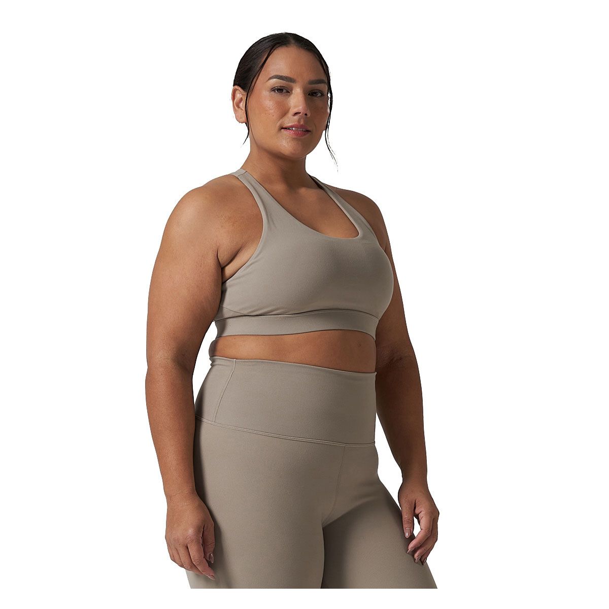 Ell/Voo Womens Studio Crop Sports Bra