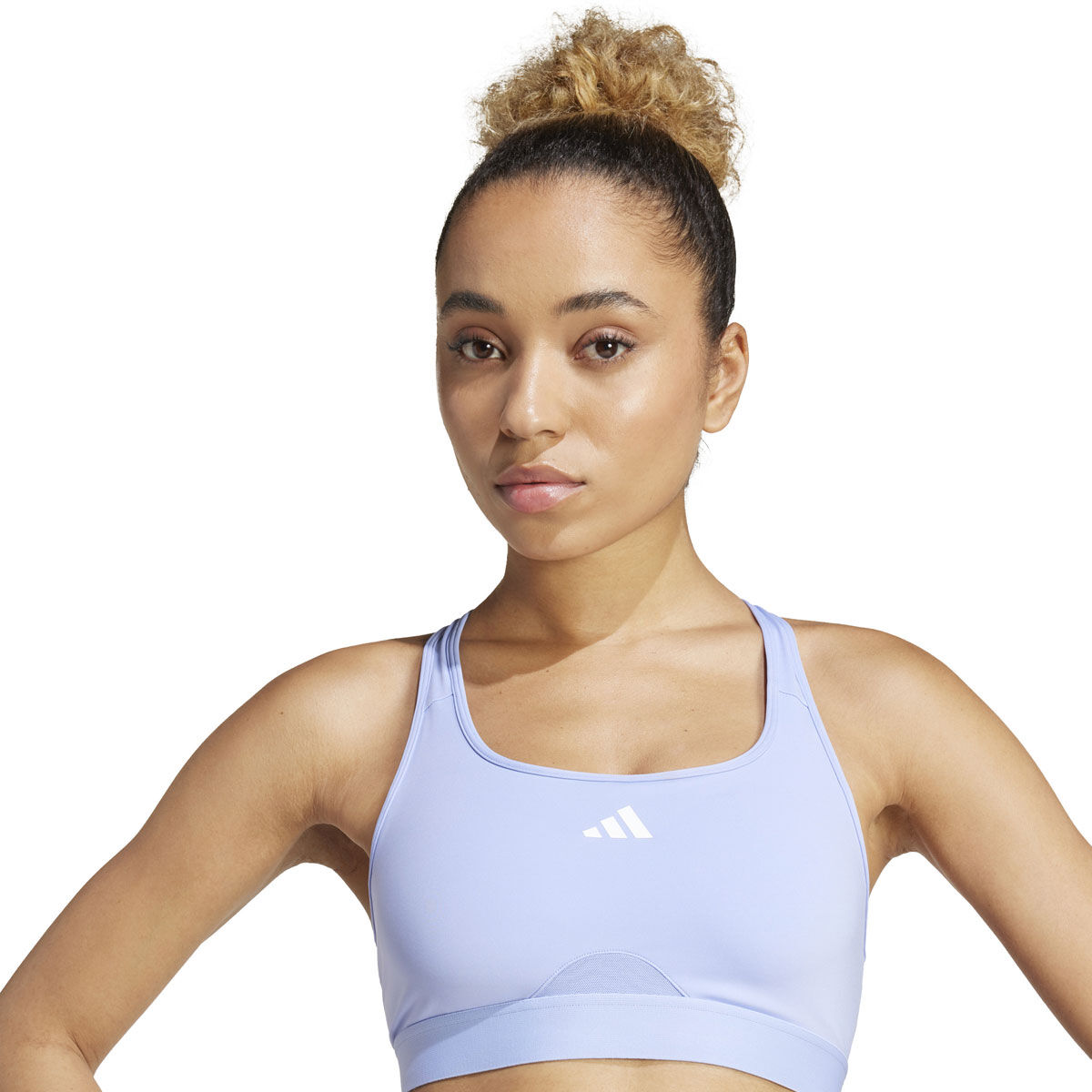 adidas Womens PowerReact Medium Support Training Sports Bra