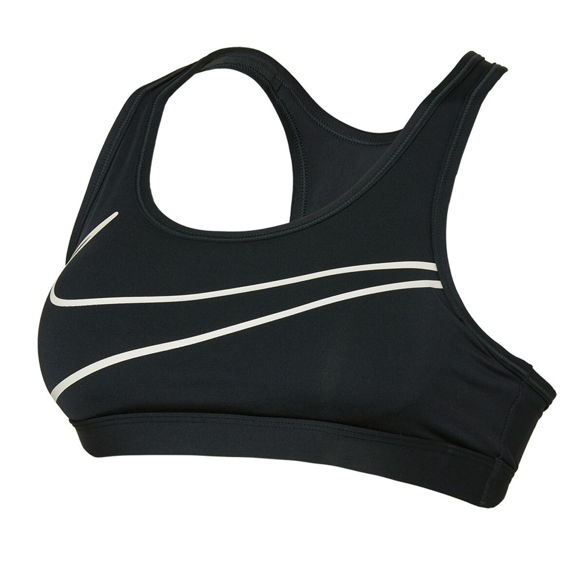 Nike Womens Swoosh Dri-FIT Medium Support Padded Graphic Sports Bra