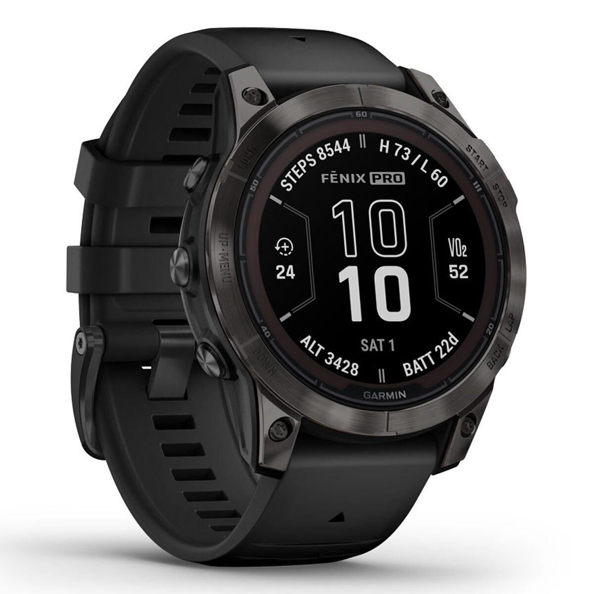 Garmin Fenix 7 Pro Sapphire Solar Watch - Carbon Gray
