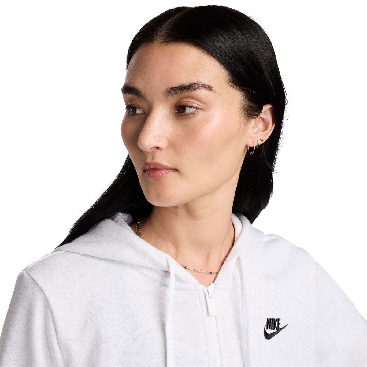 Nike Womens Sportswear Club Fleece Full Zip Hoodie