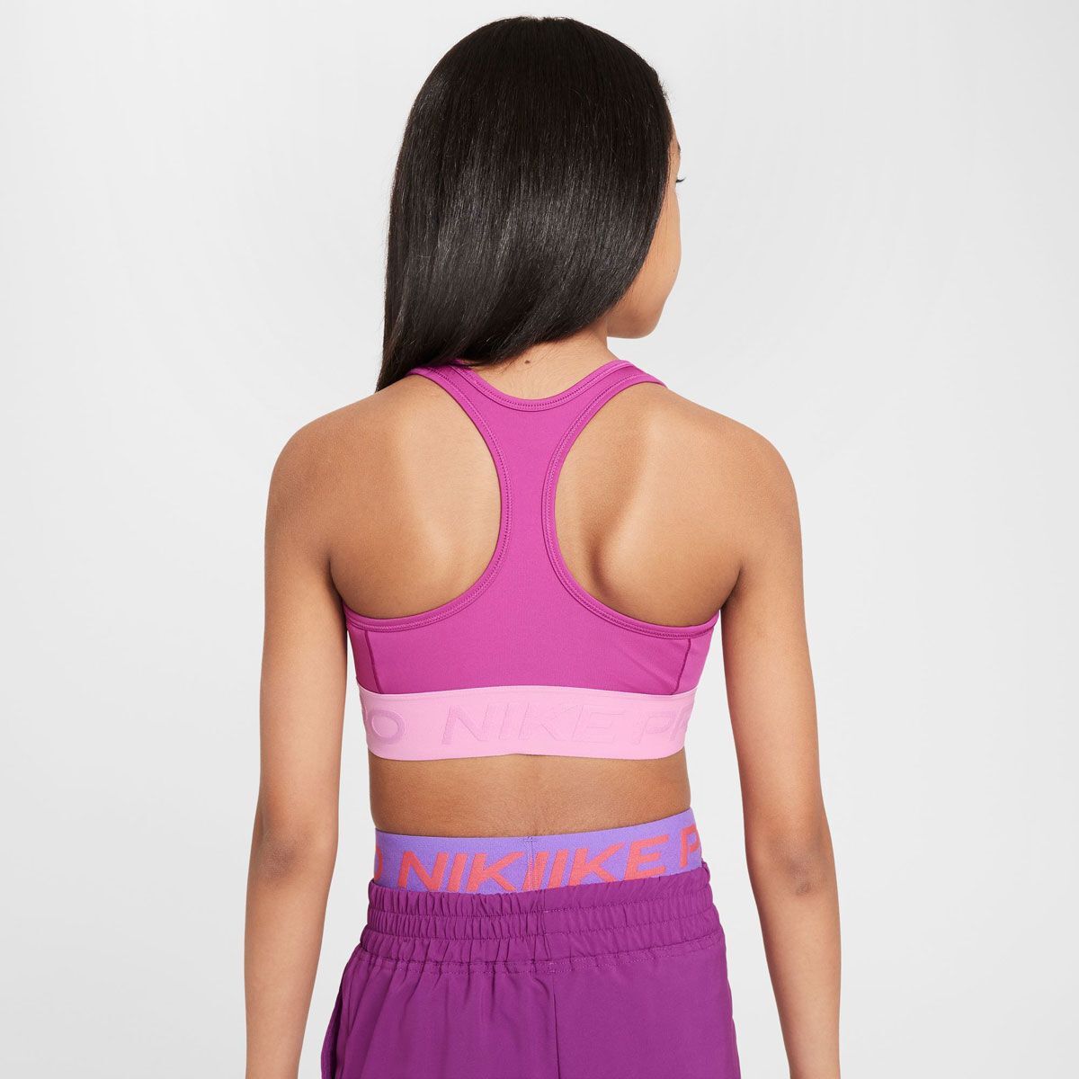 Nike Pro Junior Girls Swoosh Bra