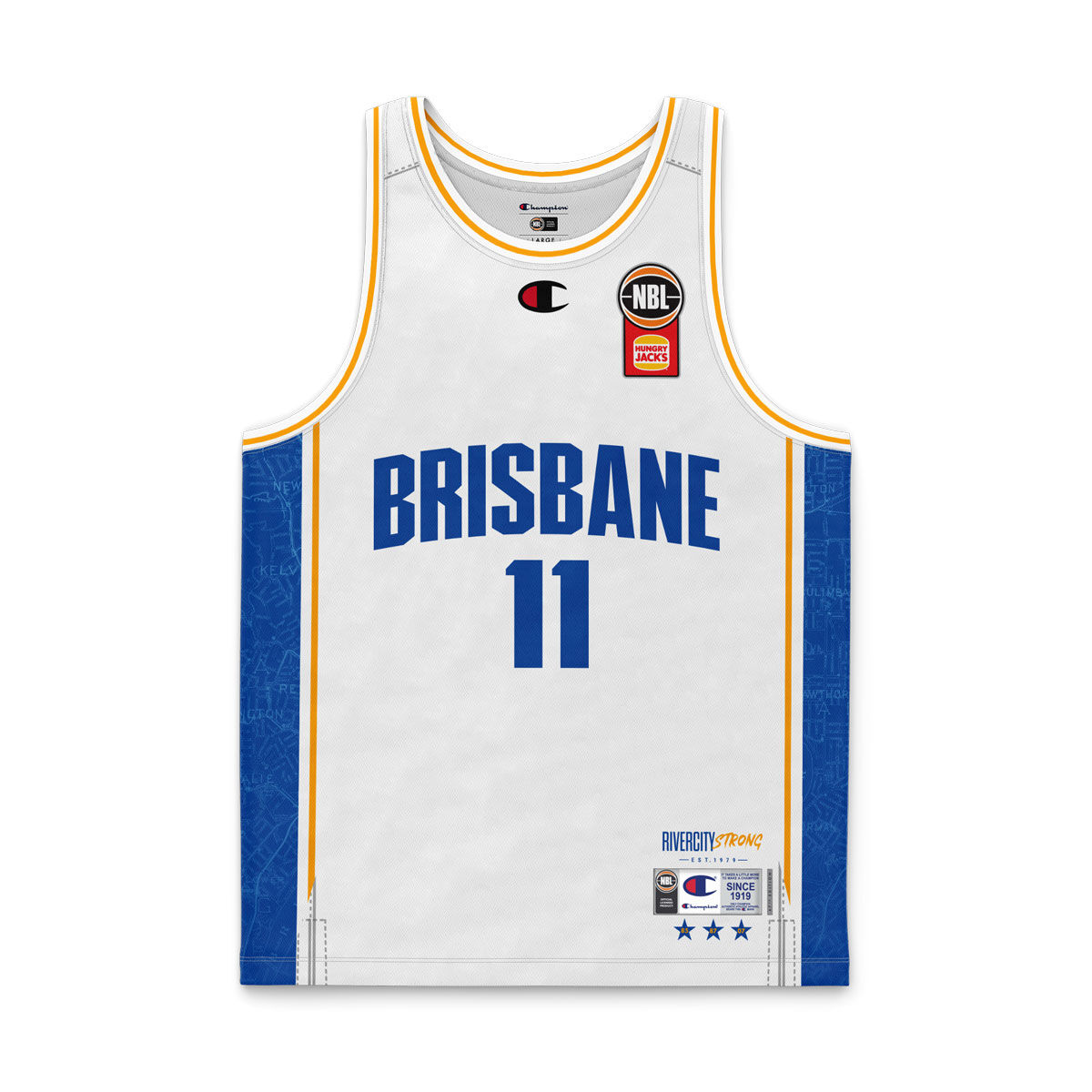 Brisbane Bullets Kids Rocco Zikarsky Away 2024 Basketball Jersey