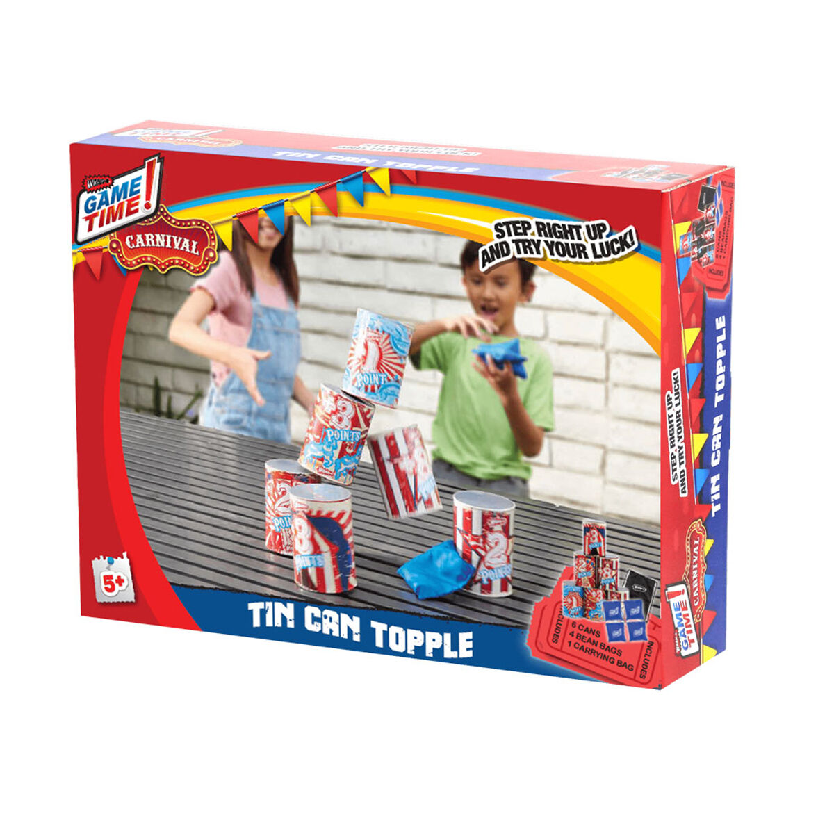 Wham-O Tin Can Topple Carnival Game