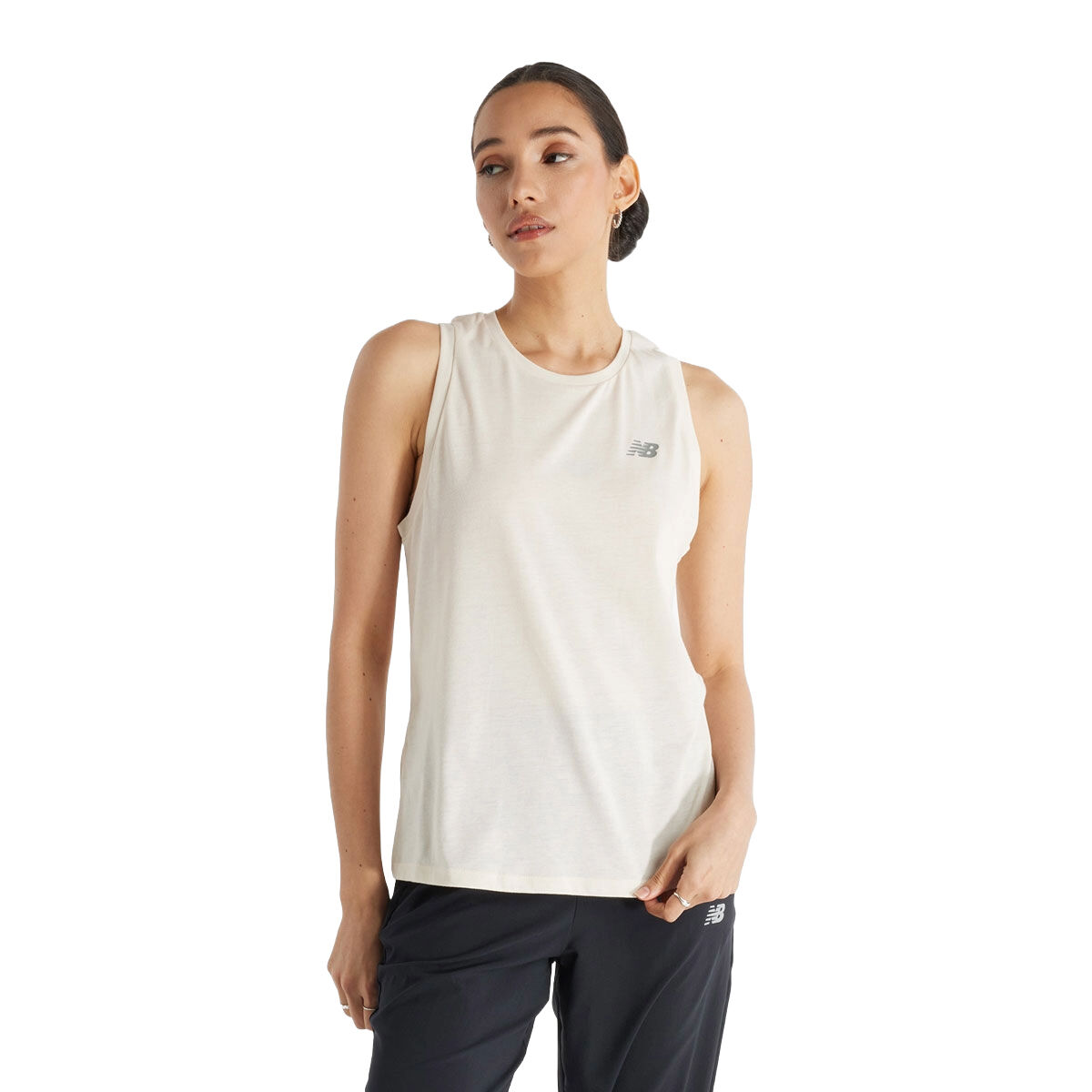 New Balance Womens Sport Essentials Heathertech Tank
