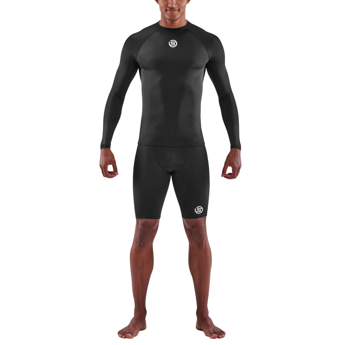 SKINS Mens Series 1 LS Compression Top