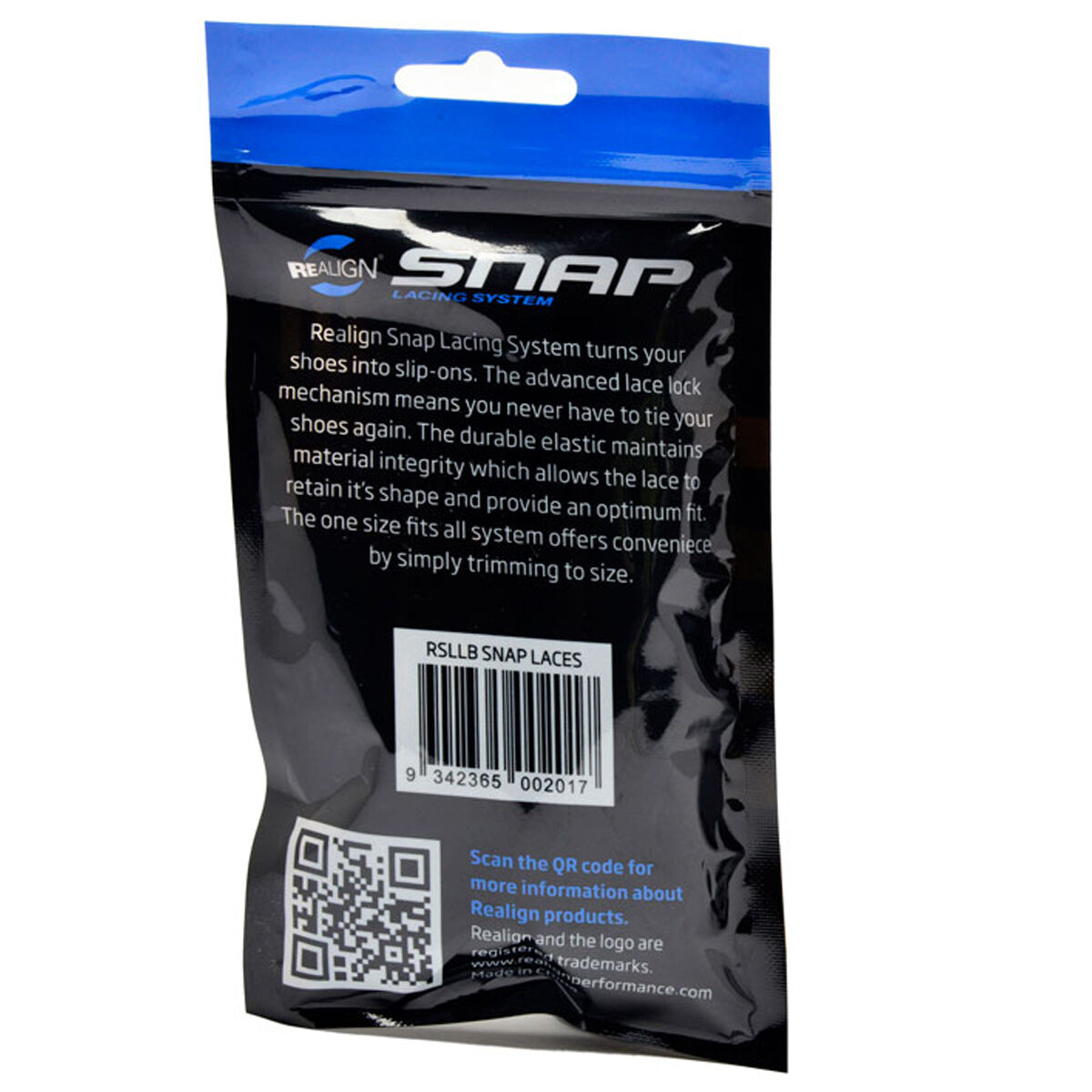 Realign Snap Lacing System Black 150cm