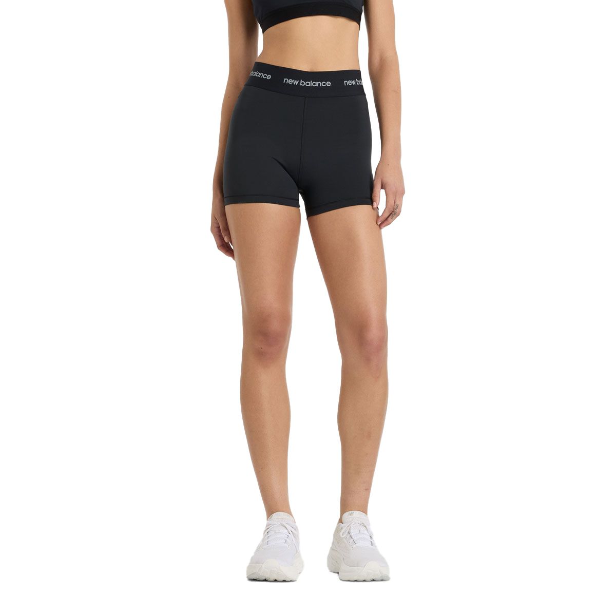 New Balance Womens NB Sleek High Rise 3 Inch Sport Shorts