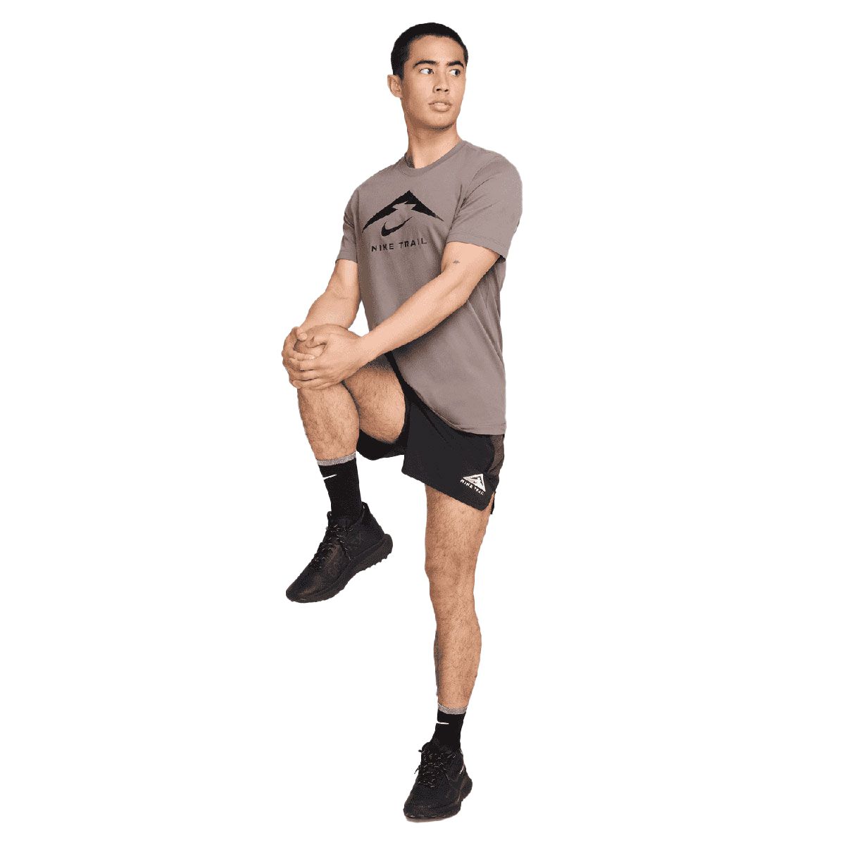Nike Mens Trail Dri-FIT Logo Running Tee