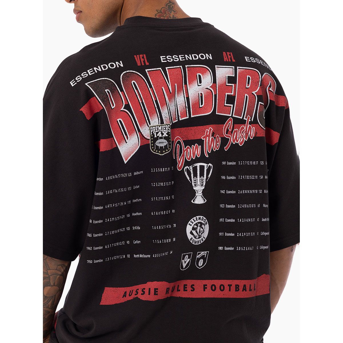 Essendon Bombers Mens 2025 Team Tee