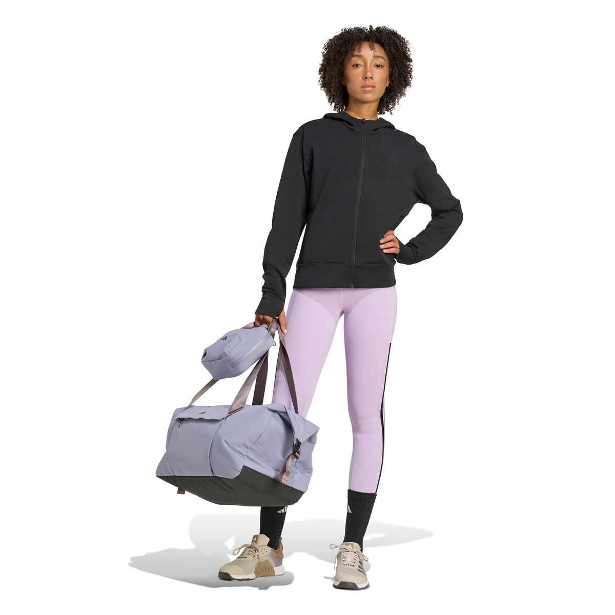 adidas Womens Optime 3-Stripes Full Length Tights