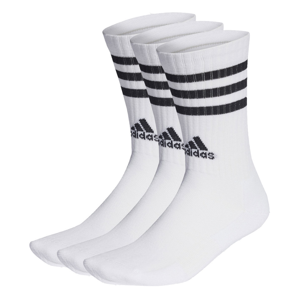 adidas 3-Stripes Cushioned Crew Socks