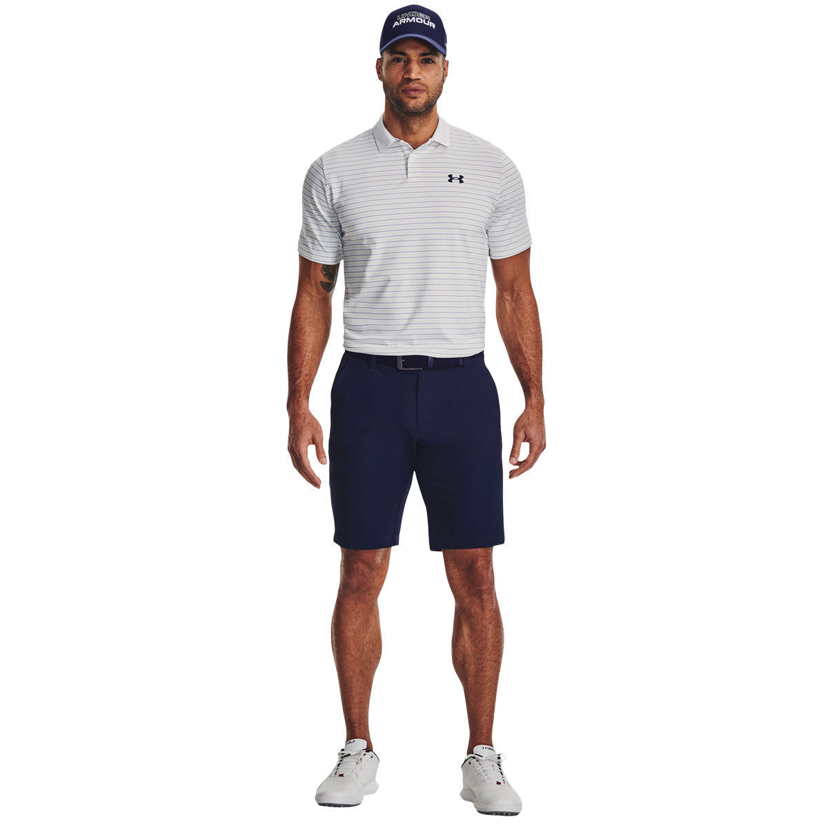 Under Armour Mens Drive 9 Inch Tapered Golf Shorts