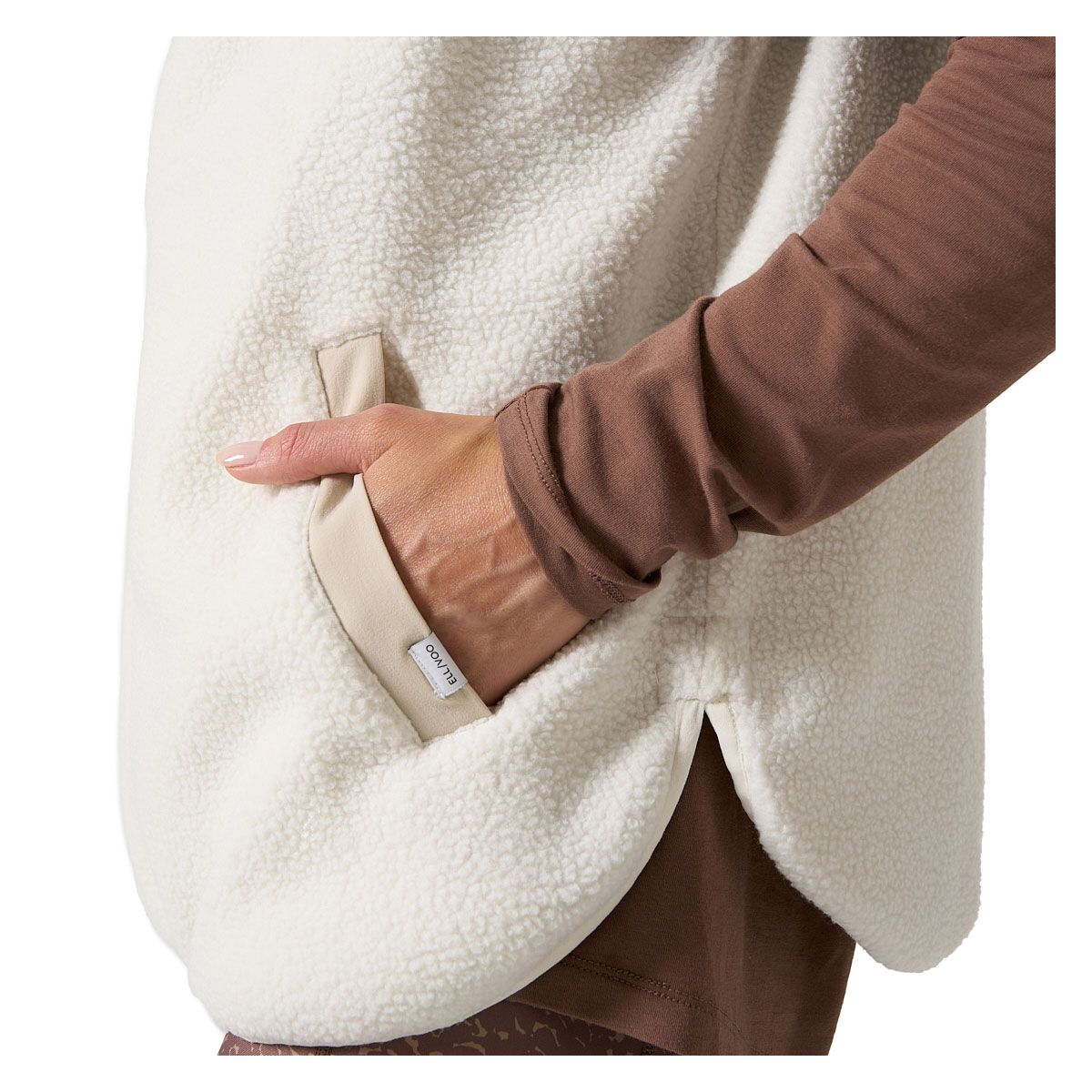Ell/Voo Womens Bria Sherpa Vest