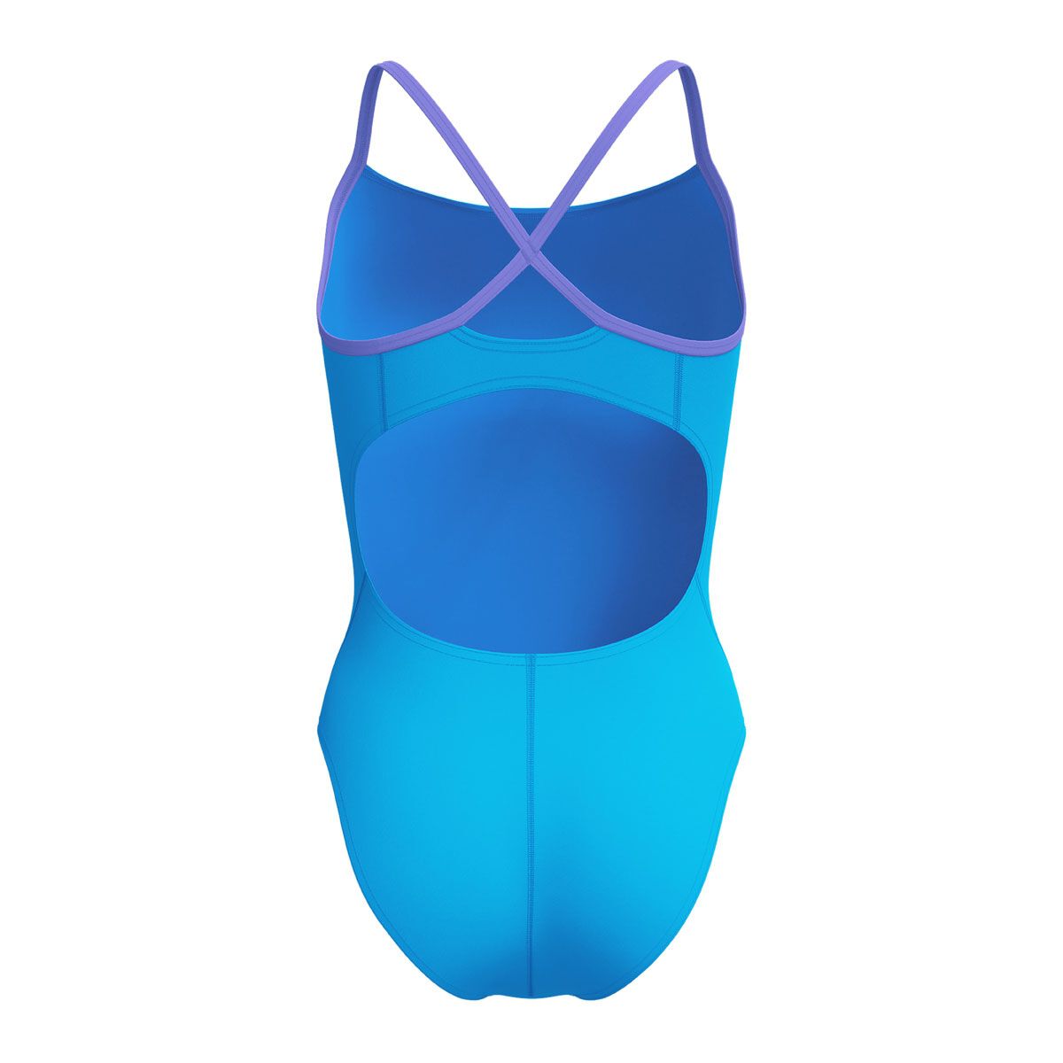 Speedo Girls Solid Flyback One Piece Swimsuit