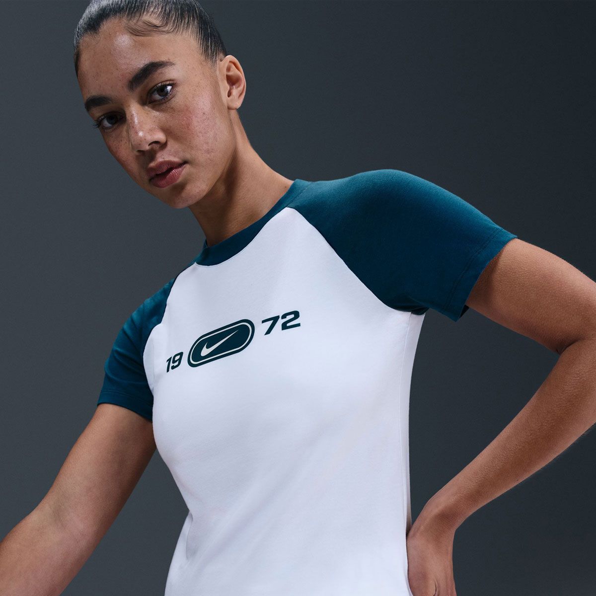 Nike Womens Sportswear Chill Knit Ringer Tee