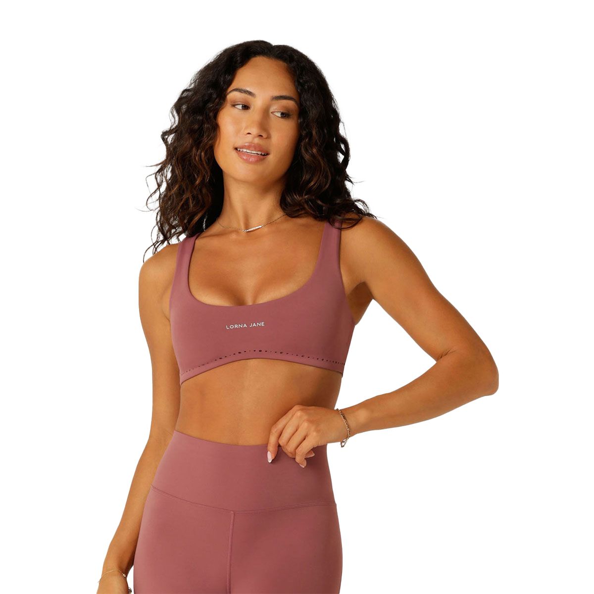 Lorna Jane Womens Reform Soft Laser Cut Sports Bra