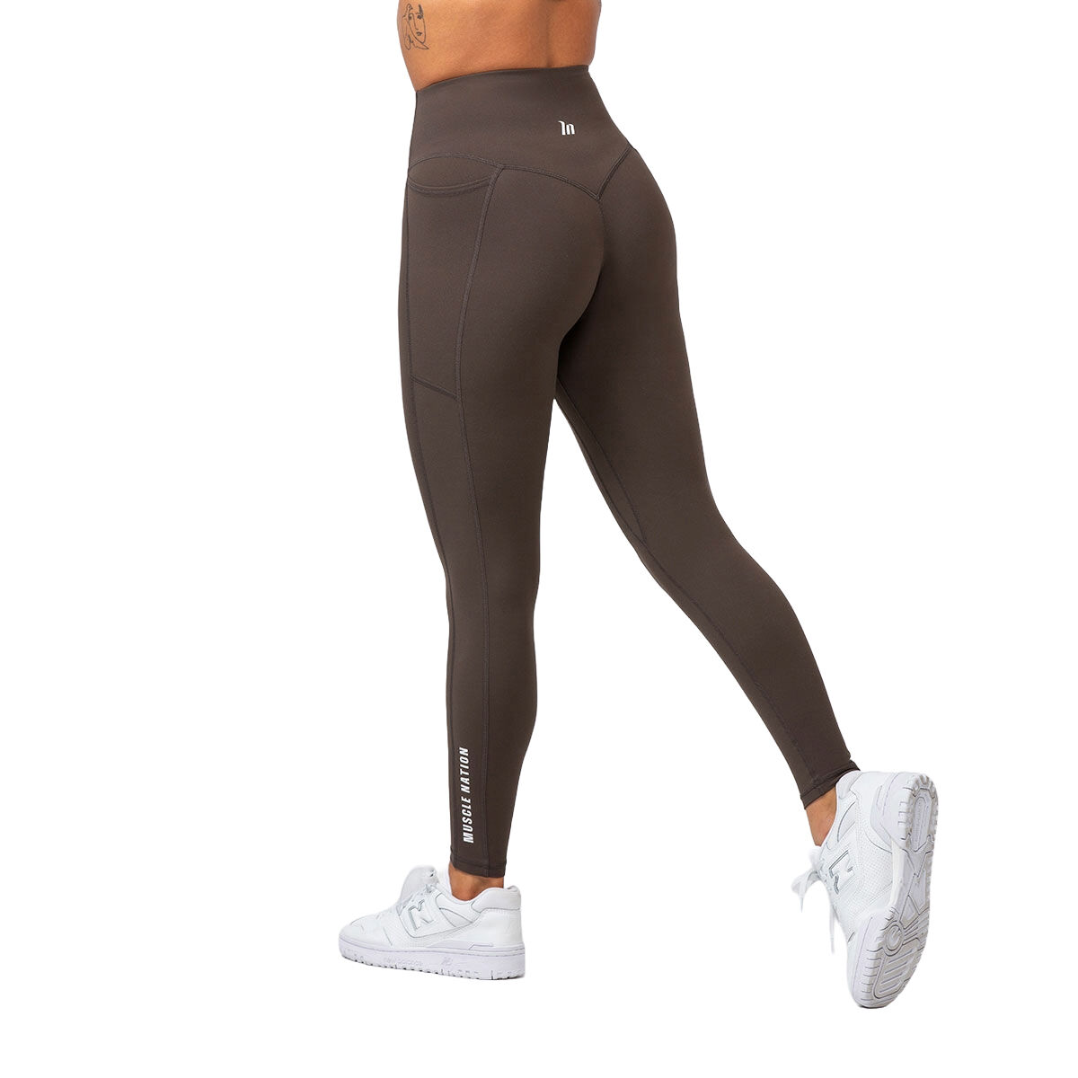Muscle Nation Womens Agility Aura Pocket Ankle Tights
