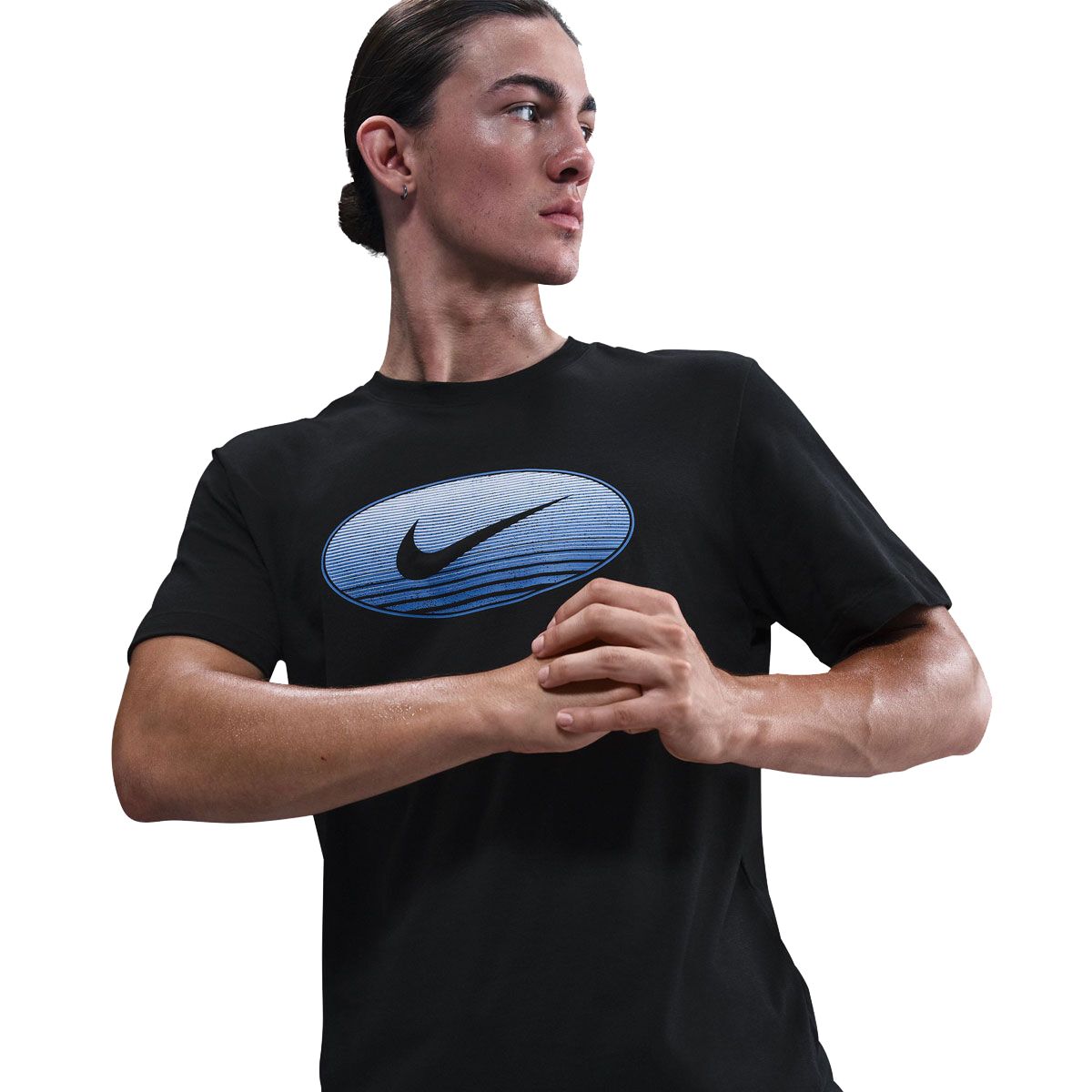 Nike Mens Dri-FIT Slub Novelty Logo Tee