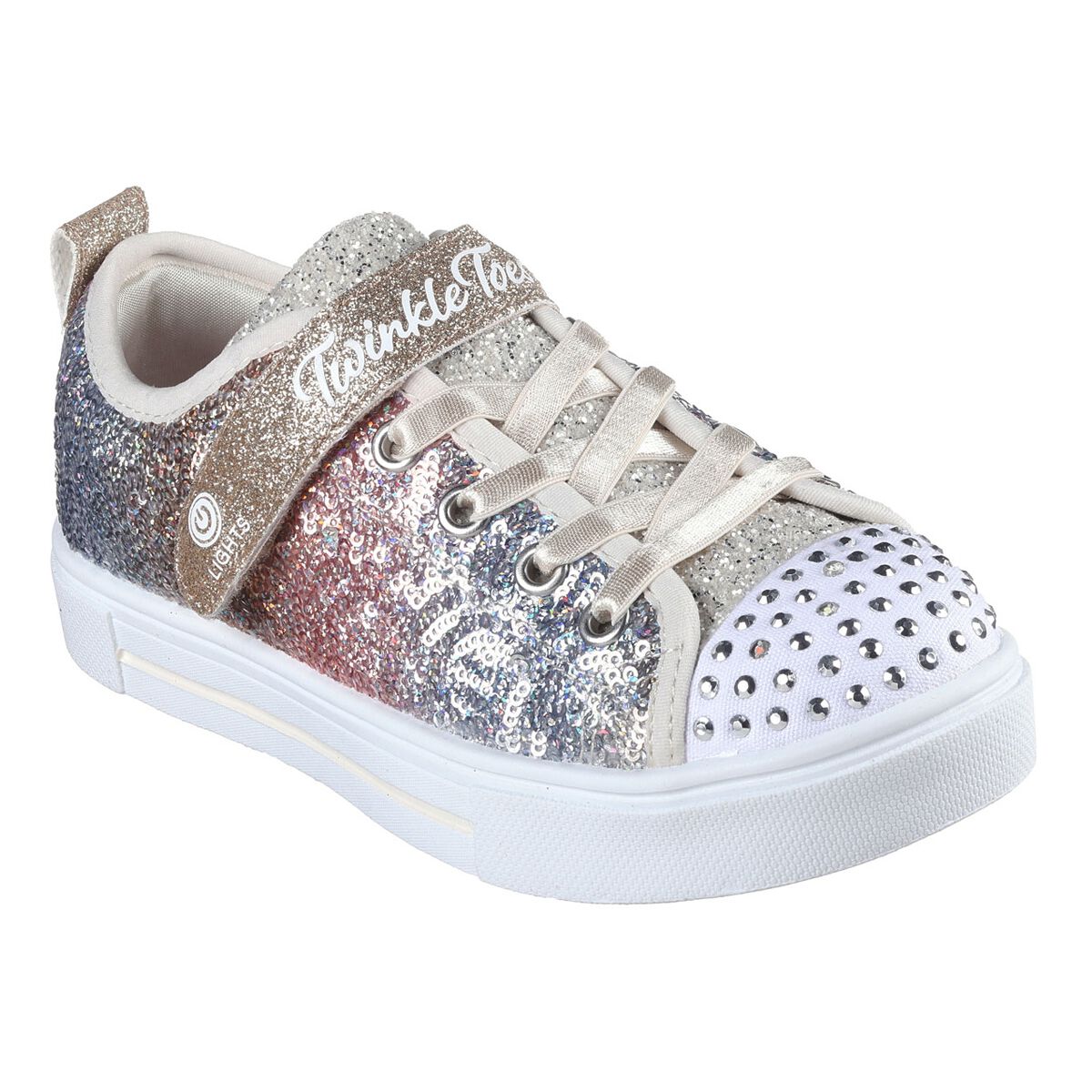 Skechers Twinkle Sparks Sequin Flash PS Kids Casual Shoes
