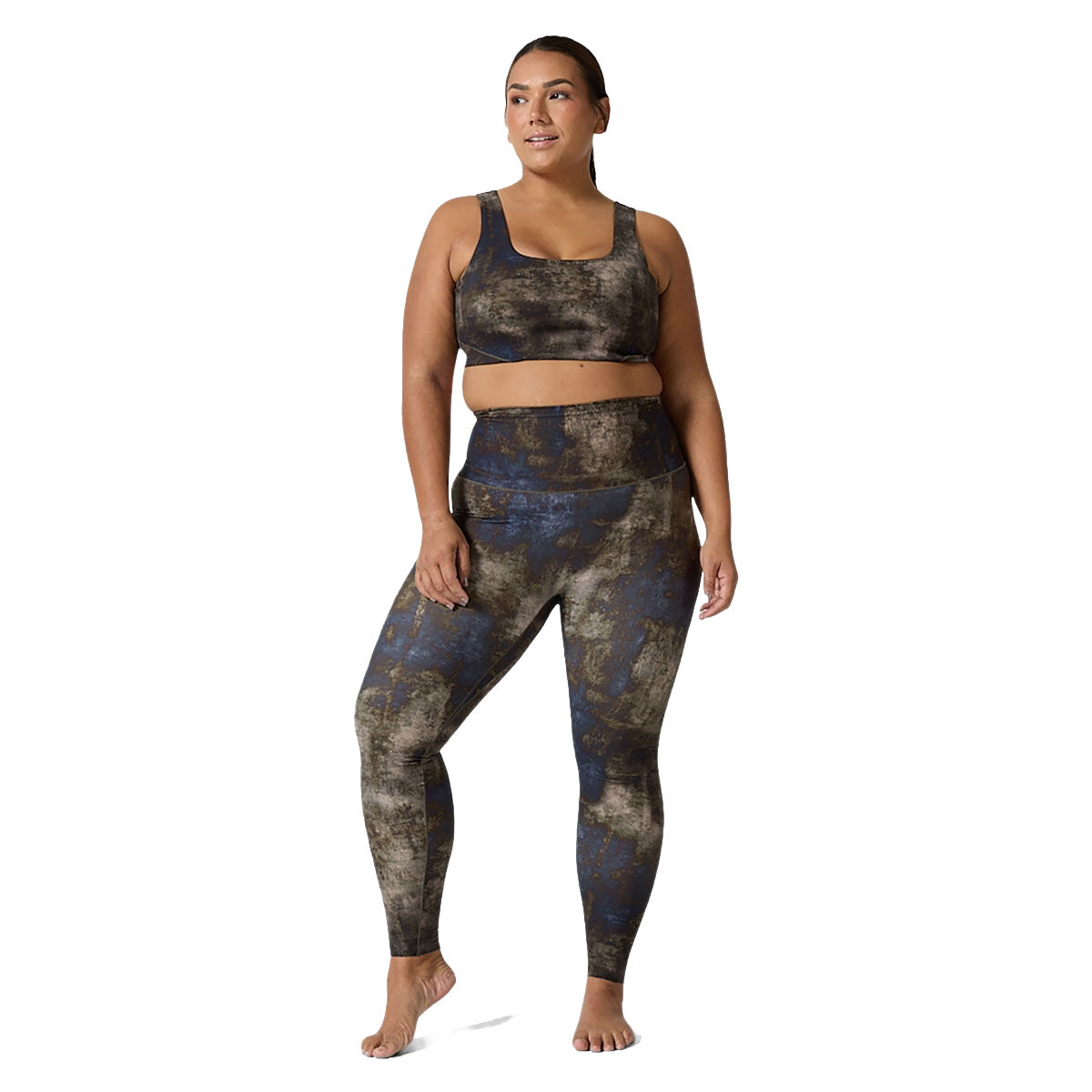 Ell/Voo Womens Averi Crop Sports Bra