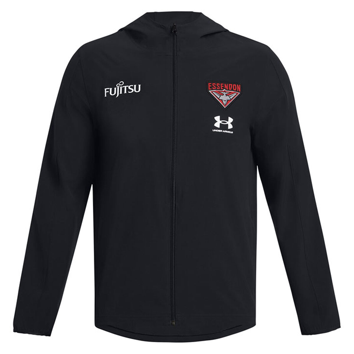 Essendon Bombers Mens 2024 Shell Jacket Black 3XL