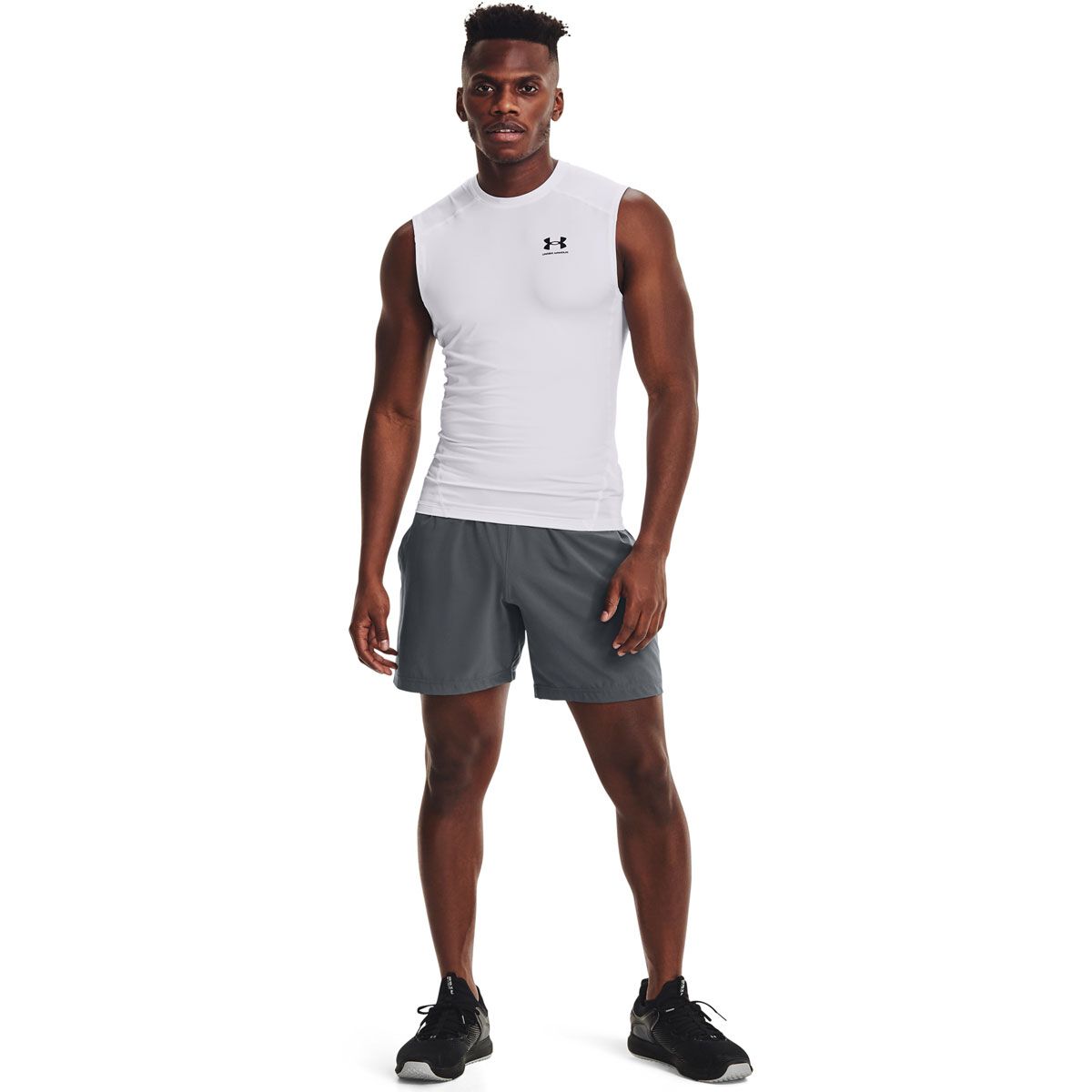 Under Armour Mens HeatGear Armour Sleeveless Compression Top
