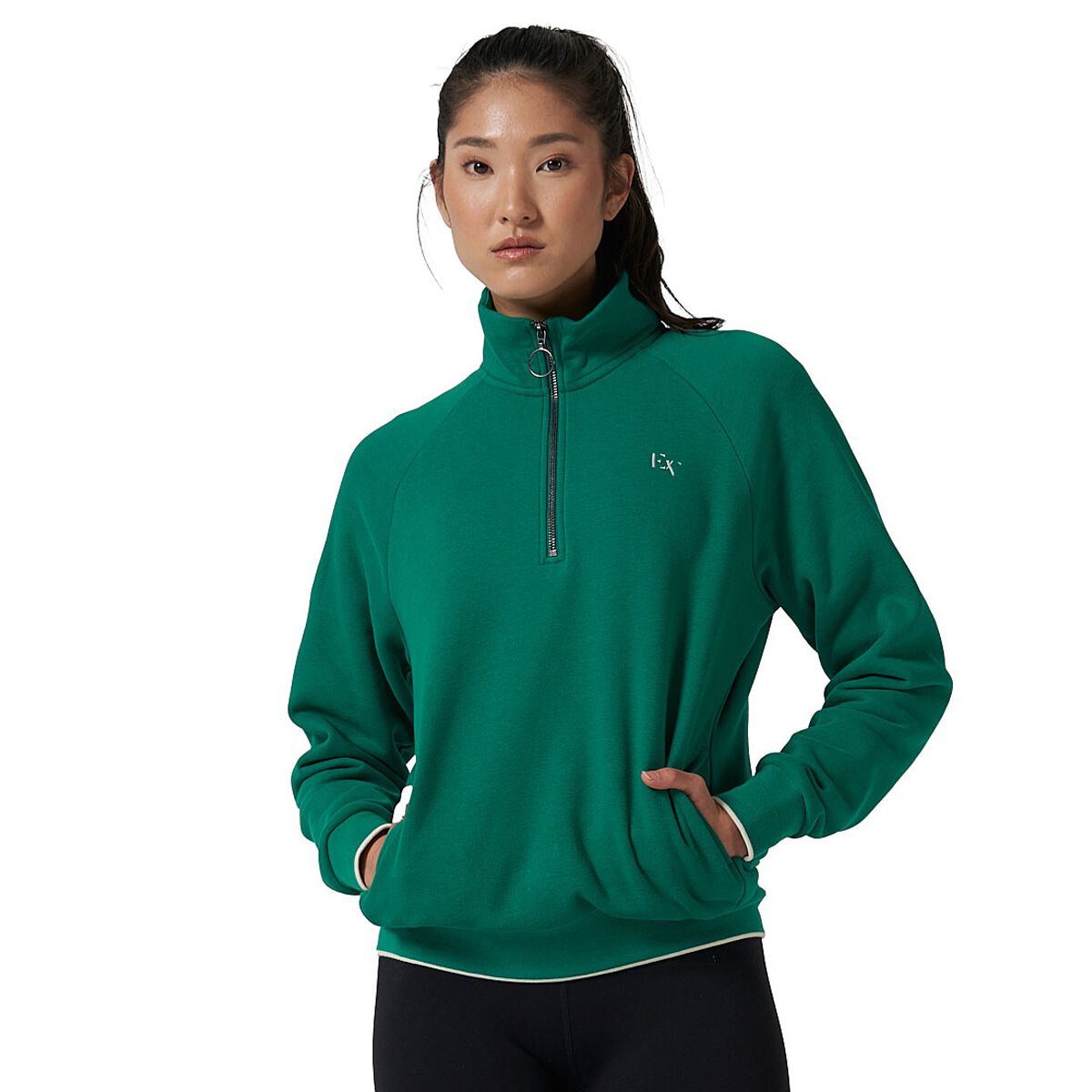 Ell/Voo Womens Freja Fleece 1/4 Zip Pullover