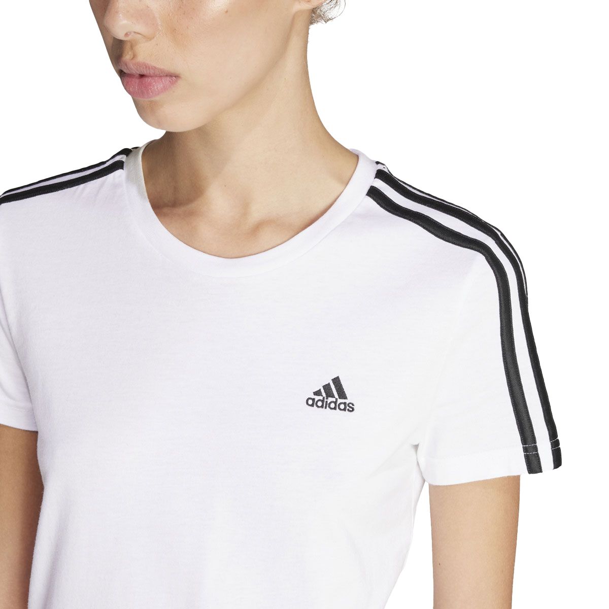 adidas Womens Essentials 3-Stripes Tee