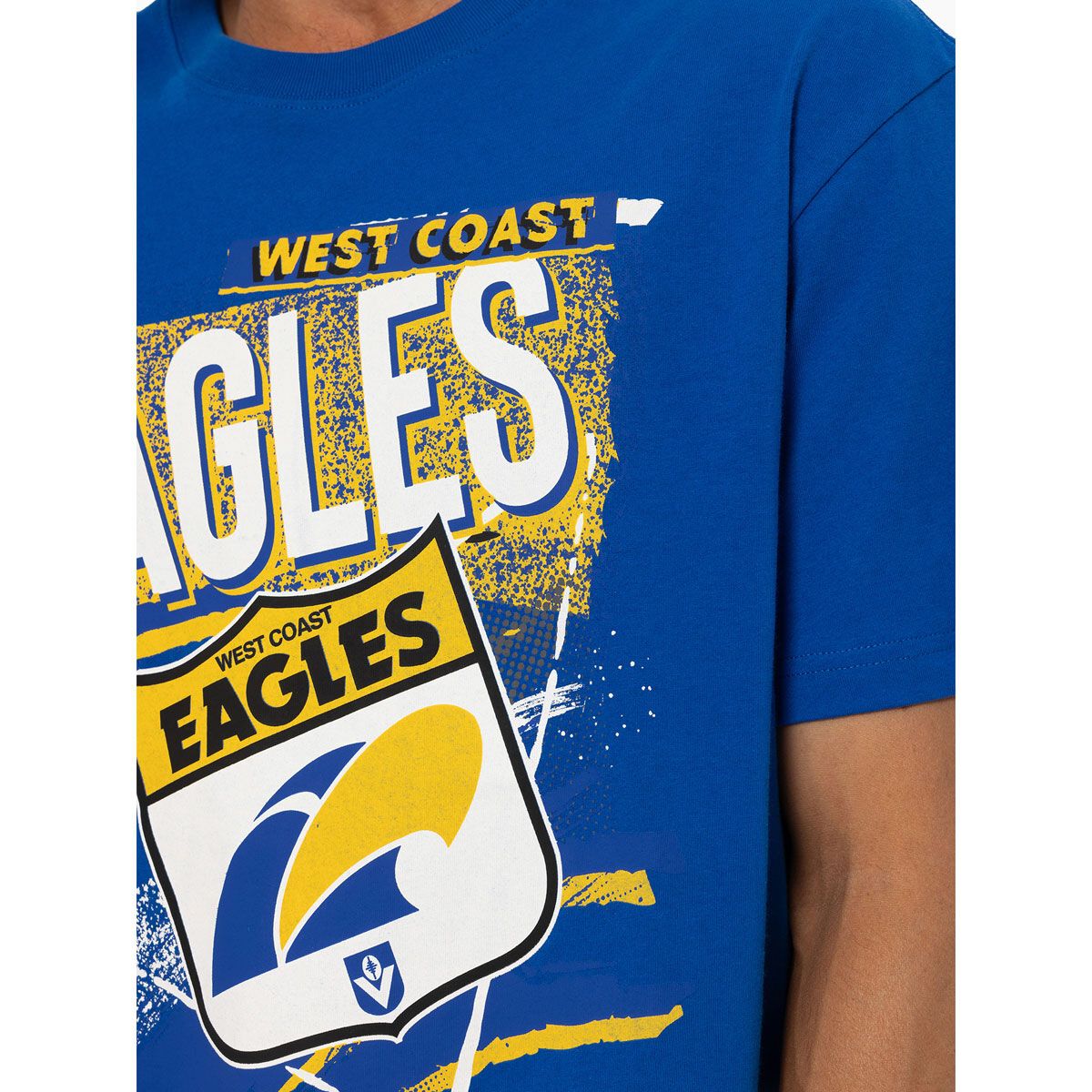 West Coast Eagles Mens 2025 Abstract Logo Tee