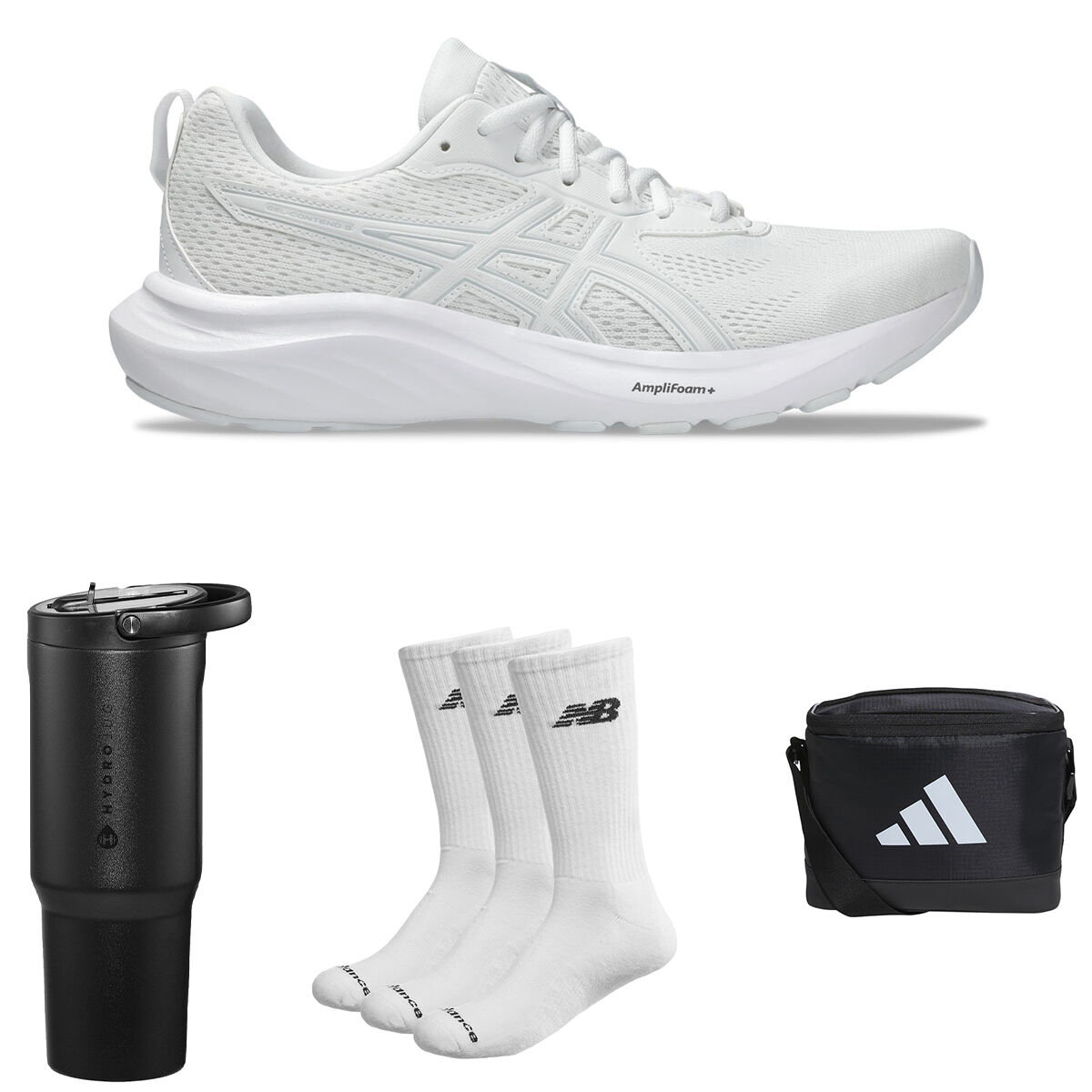 High School Mens White Shoe Set