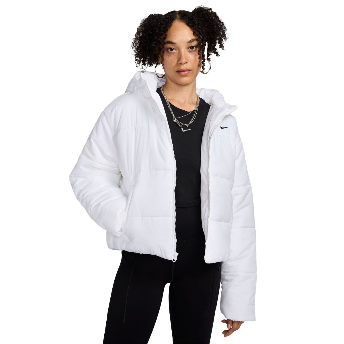 Nike Womens Sportswear Therma-FIT Classic Hooded Puffer Jacket