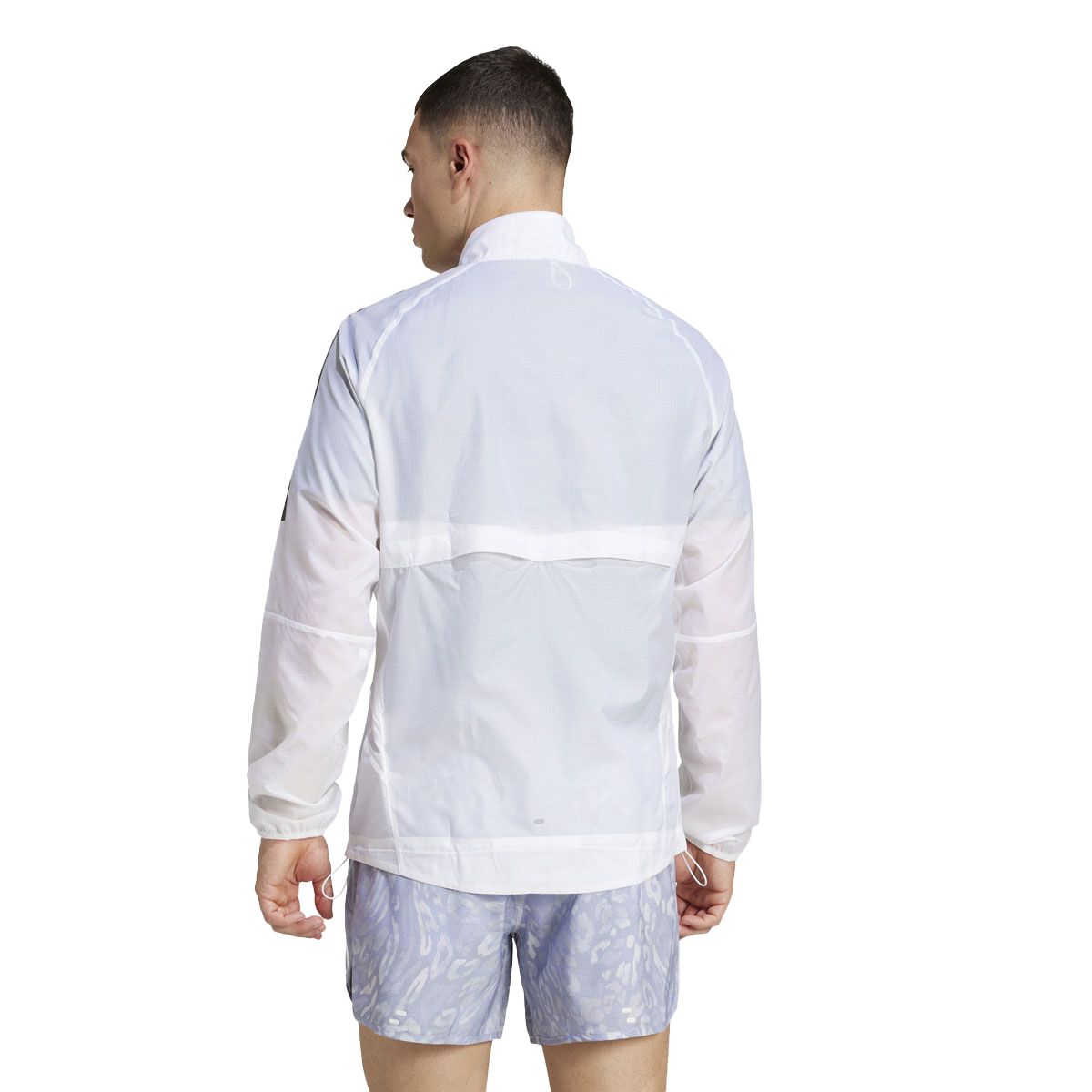 Adidas Mens Own the Run 3 Stripes Packable Jacket