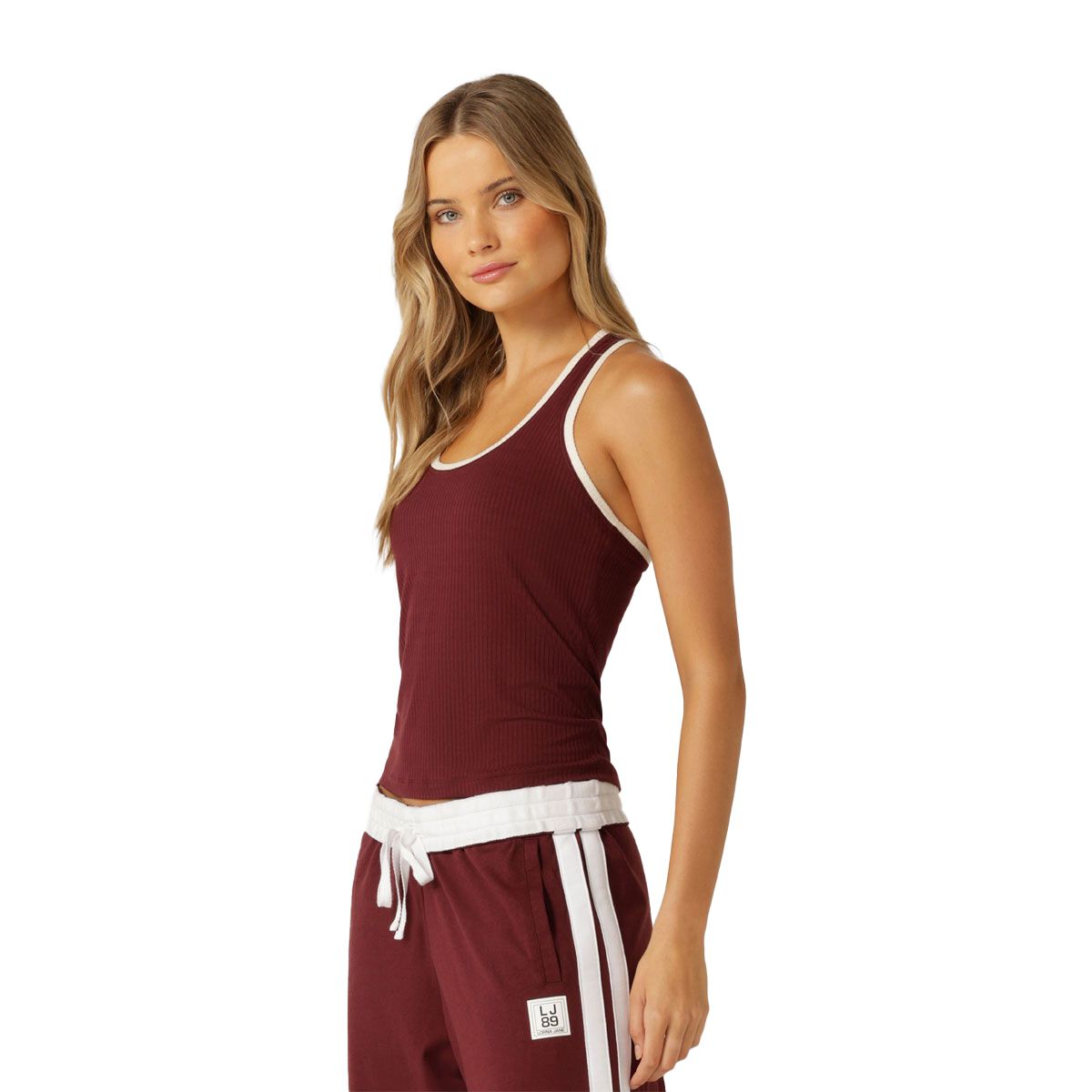 Lorna Jane Womens Retro Rib Tank Top