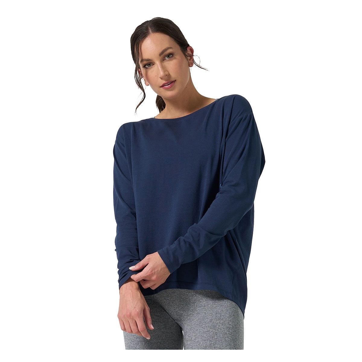 Ell/Voo Womens Juni Long Sleeve Tee