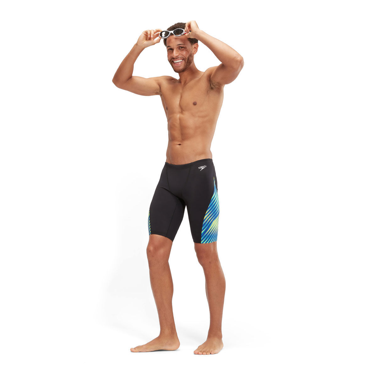 Speedo Mens Allover Digital V-Cut Jammer