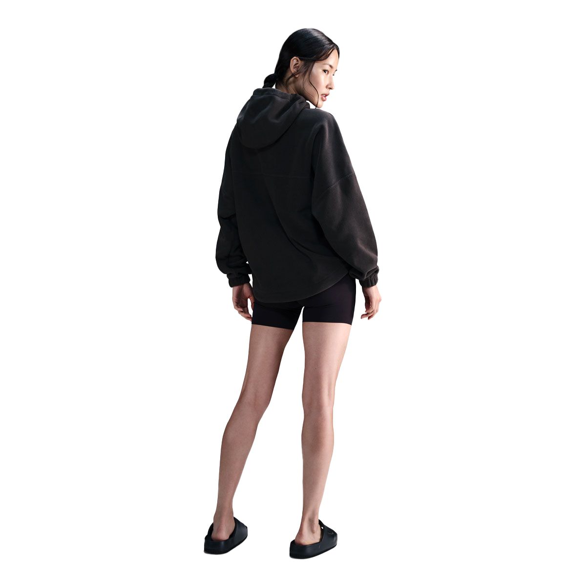 Nike Womens One Therma-FIT Fleece Oversized Pullover Hoodie