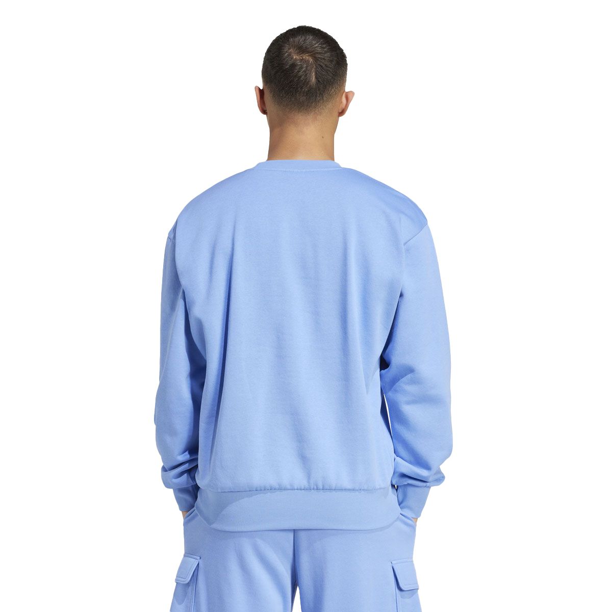 adidas Mens FeelCozy Fleece Crew Sweatshirt