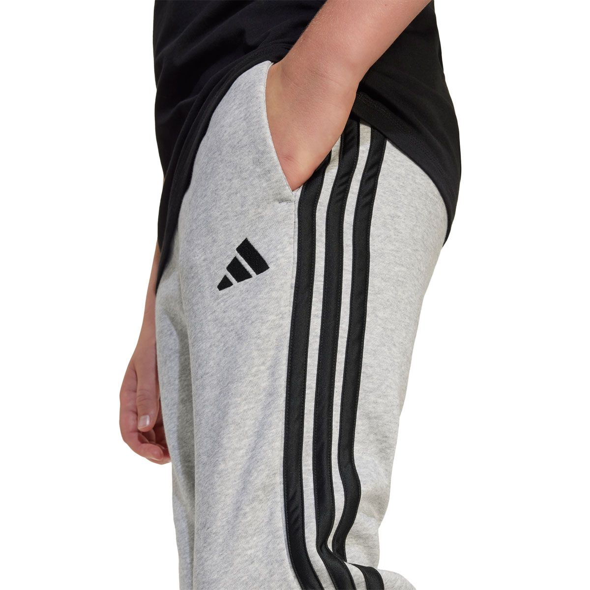 adidas Junior Essentials Fleece 3-Stripes Jogger Track Pants