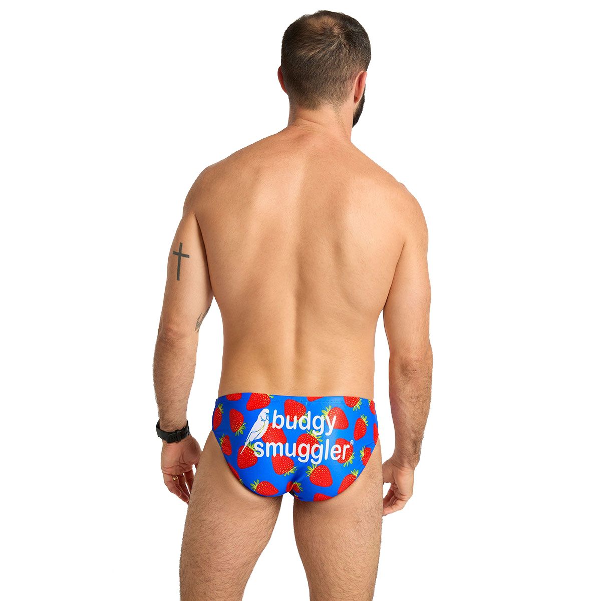 Budgy Smuggler Mens Strawberries Briefs