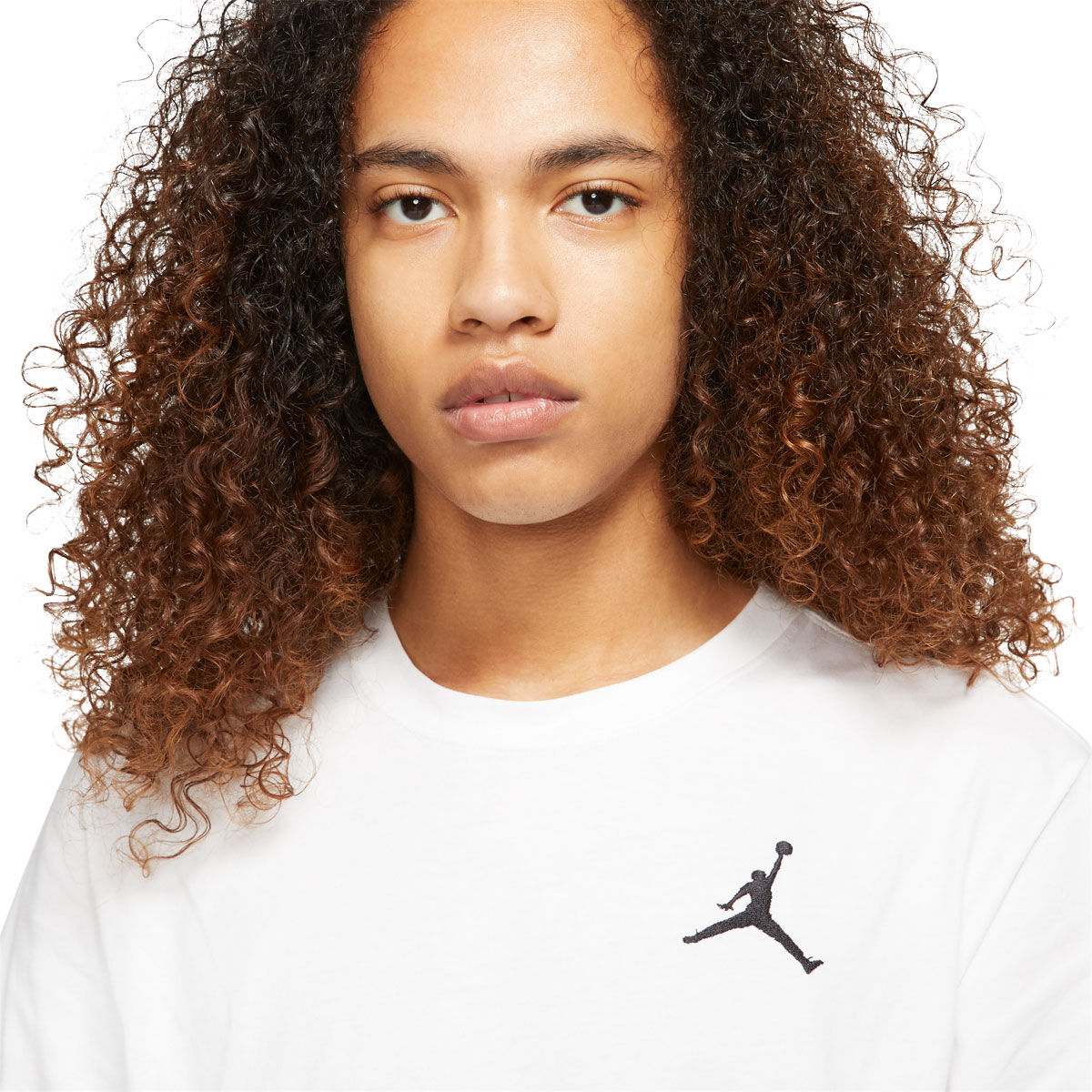 Jordan Mens Jumpman Embroidered Logo Tee