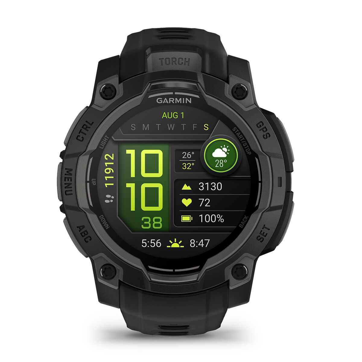 Garmin Instinct 3 45mm AMOLED Watch - Black