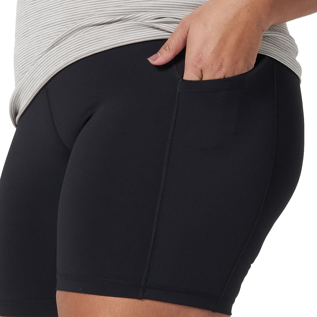 Ell/Voo Womens Kara 5 Inch Pocket Tights