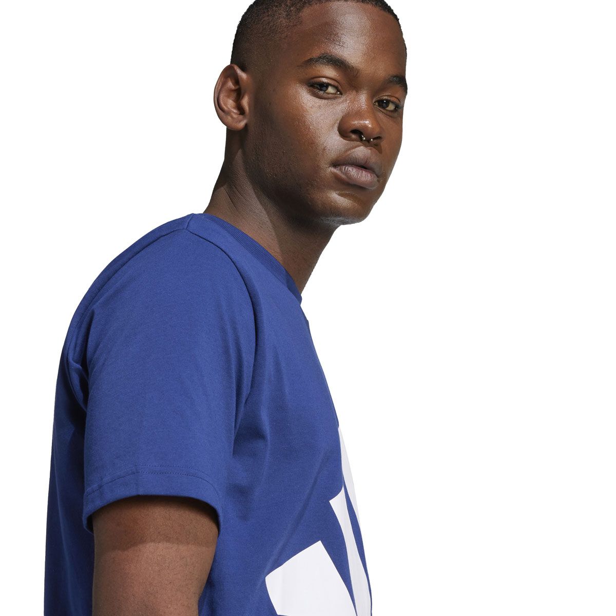adidas Mens Big Logo Single Jersey Tee