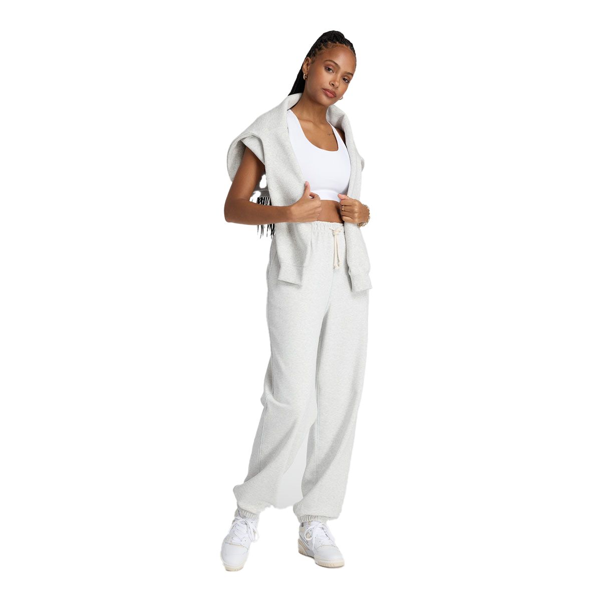 New Balance Womens Athletics French Terry Jogger Track Pants
