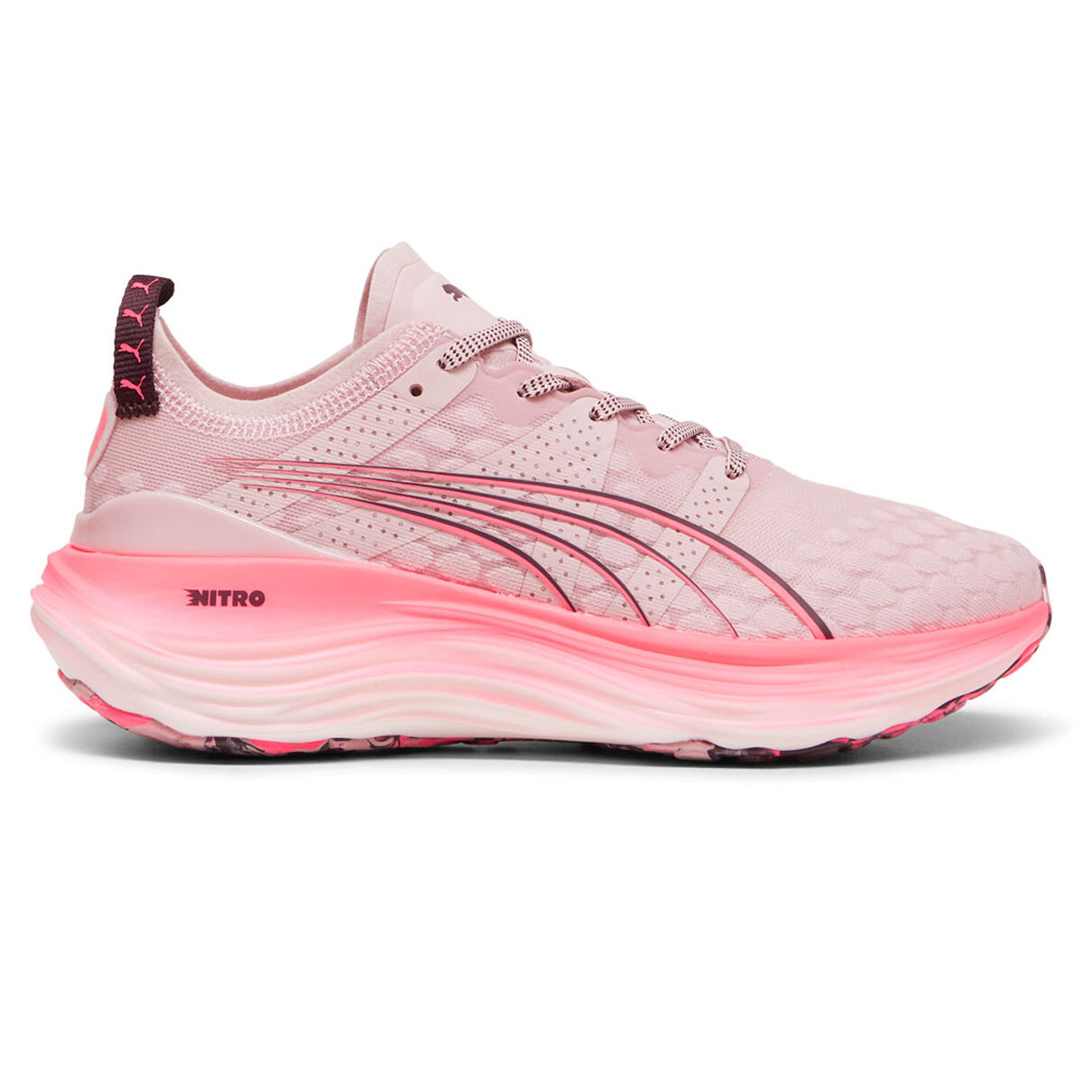 Puma ForeverRun NITRO Womens Running Shoes White/Red US 9