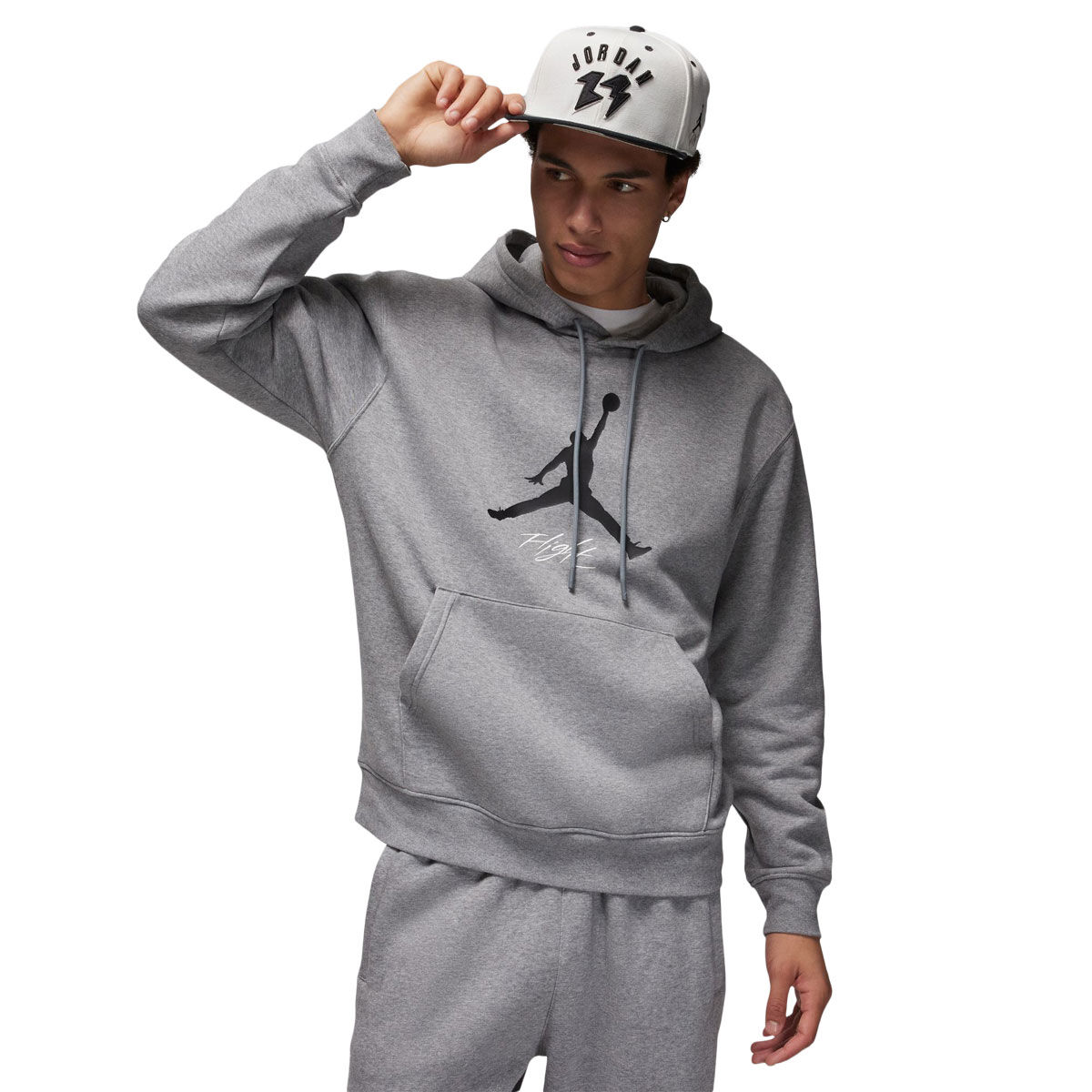Jordan Mens Essential Baseline Fleece Pullover Hoodie
