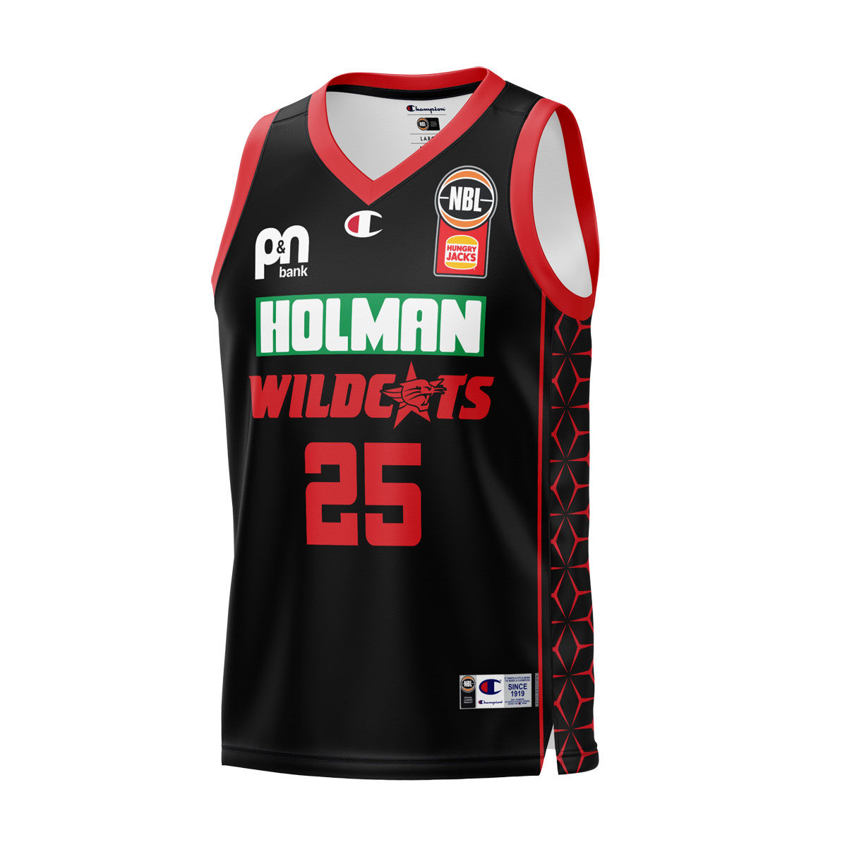 Perth Wildcats Mens Keanu Pinder Away 2024 Basketball Jersey