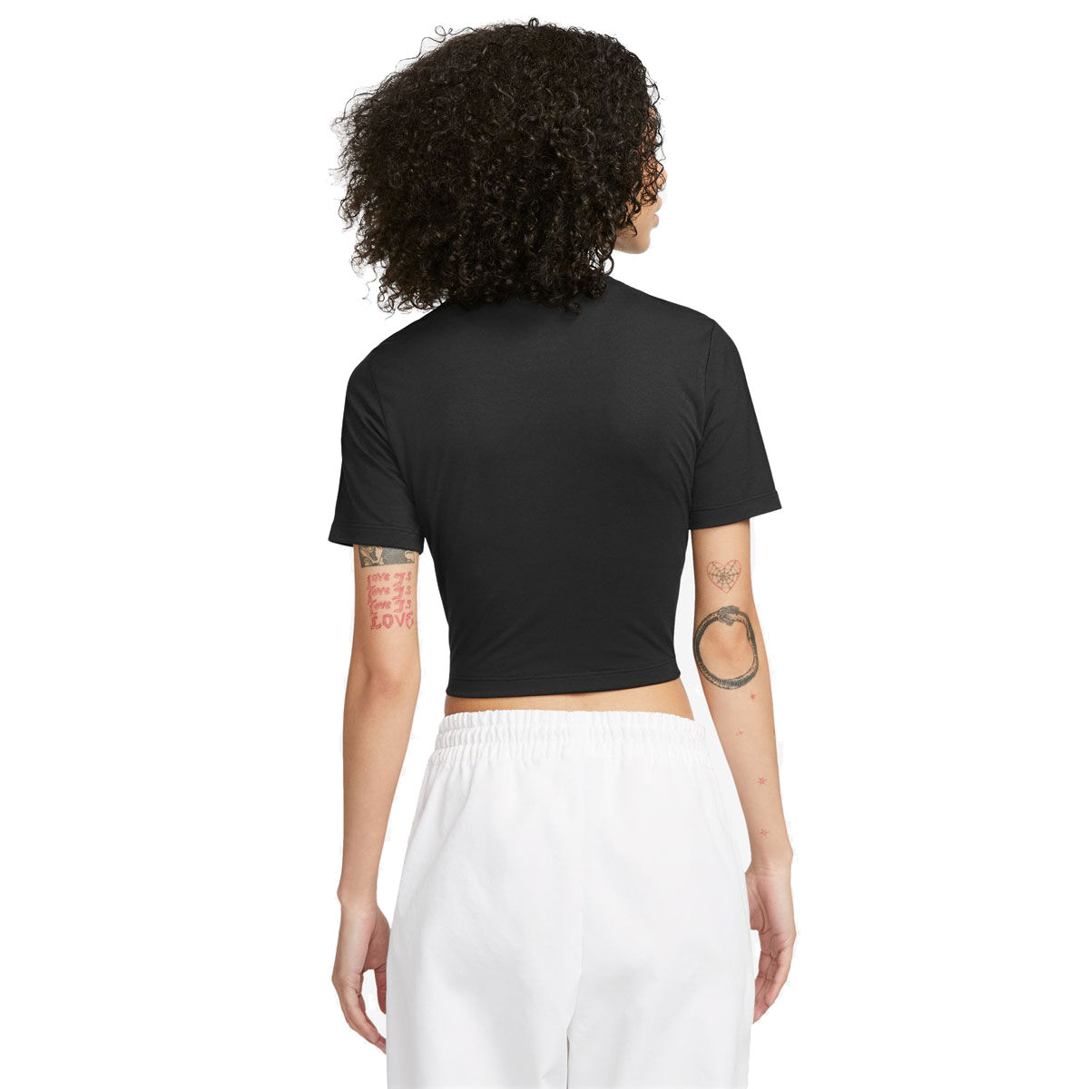 Nike Womens Sportswear Graphic Slim Cropped Tee